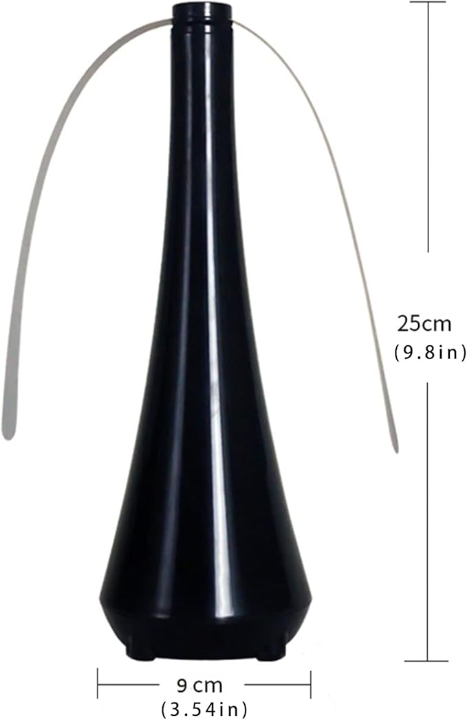 Fly Swatter for Outside or Inside Meal, Picnic Fan for Table Use, Fly Fans for Tables, Barbeque, Events, Battery Operated Food Spinning Fan