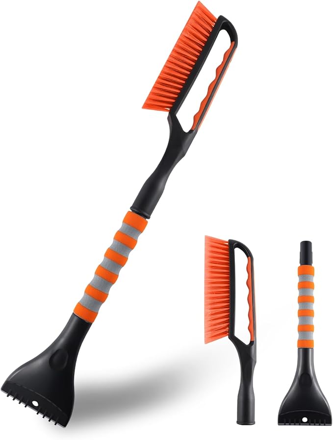 Ice Scraper and Snow Brush for Car Windshield, Snow Scraper for Car, Snow Winter Car Necessities, Multi Functional Car Snow Removal Tools, Car Accessories Gift for Women and Man Accessories