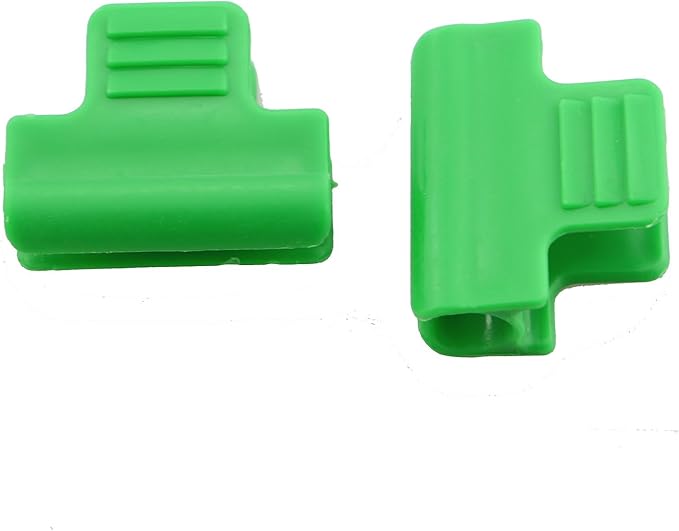 20PCS 0.43 Inch Shed Accessories Gardening Clips ABS Greenhouse Fixture Plant Support Garden Stake Fixing Clamp Fits 1/2 Inch PVC Pipe