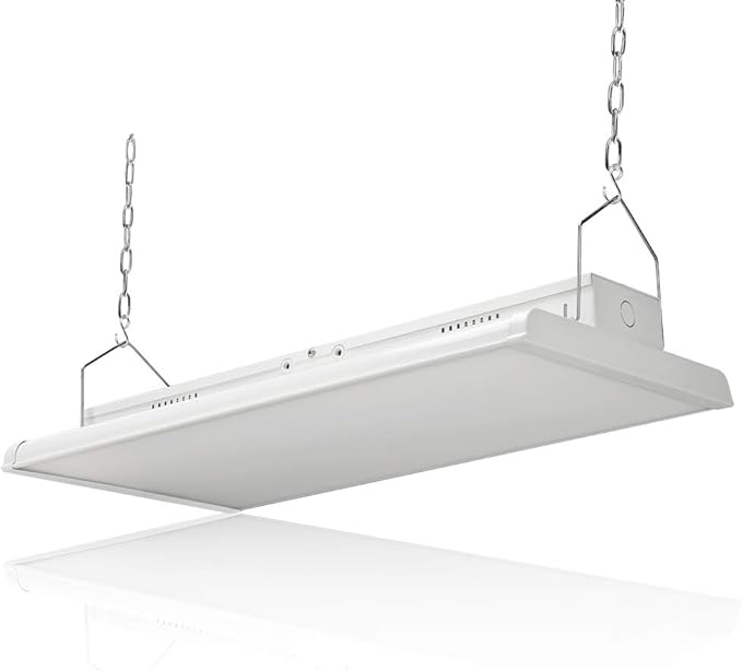 4 FT Linear LED Shop Lights, 225W, 30,626LM Bay Ceiling Shop Light for Commercial & Industrial Use, Non-Maintenance Shop Lights for Workshop, Garage Light, 5000K Daylight, Dimmable 1-10V