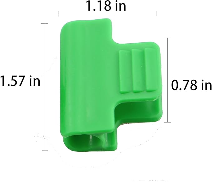 20PCS 0.43 Inch Shed Accessories Gardening Clips ABS Greenhouse Fixture Plant Support Garden Stake Fixing Clamp Fits 1/2 Inch PVC Pipe