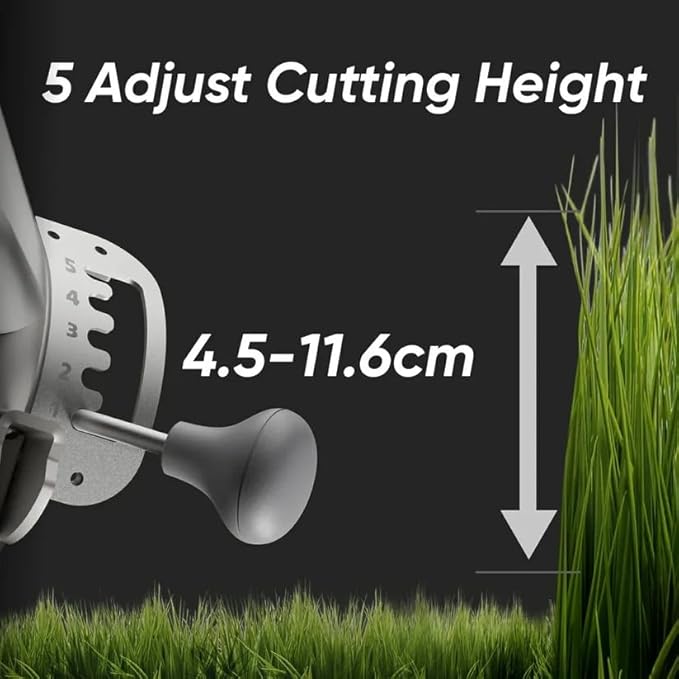 Remote Control Lawn Mower S1 2WD 56V12Ah, Multi-Functions RC Lawn Mower with 1.8-4.6 Inch Cutting Height 21 Inch Real Blade for Mowing 0.75 Acres