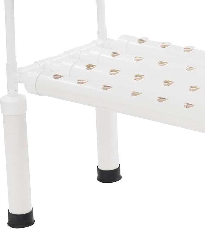 Hydroponics Growing System 108 Plant Sites, 3 Layers Food-Grade PVC Gardening System Grow Kit, Indoor Garden Planter with Water Pump & Timer, Hydroponic Germination Kit for Gardening Lover