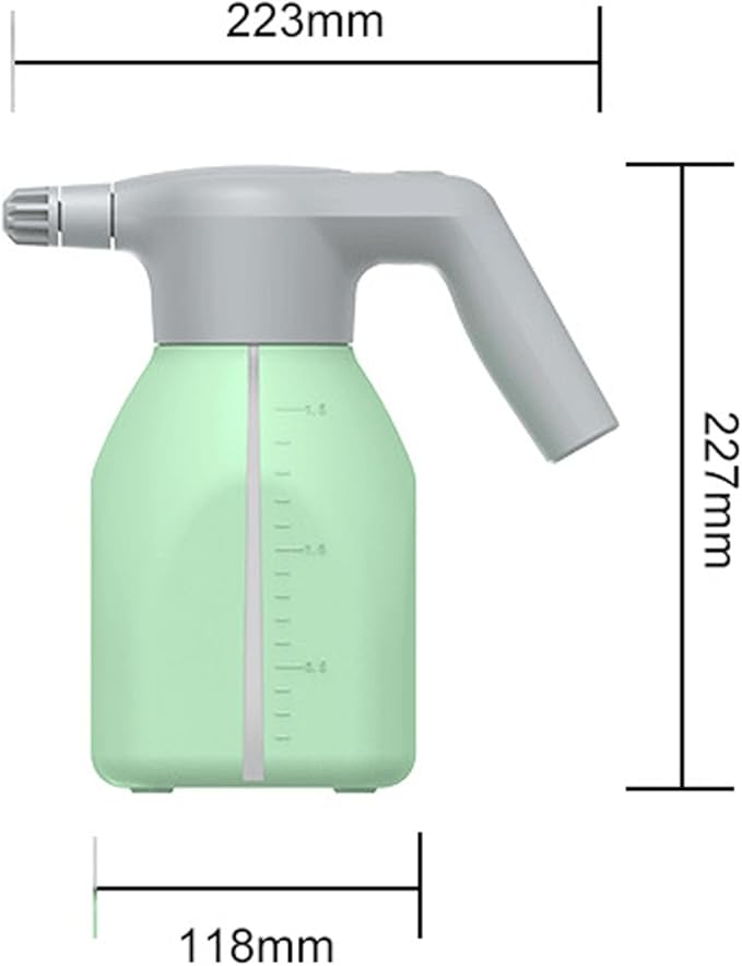 1.5L/2L Rechargeable Electric Spray Bottle | Automatic Indoor Plant Sprayer | Continuous 3-Hour Runtime | Perfect for Gardening & Home Use(Pink,1.5L)