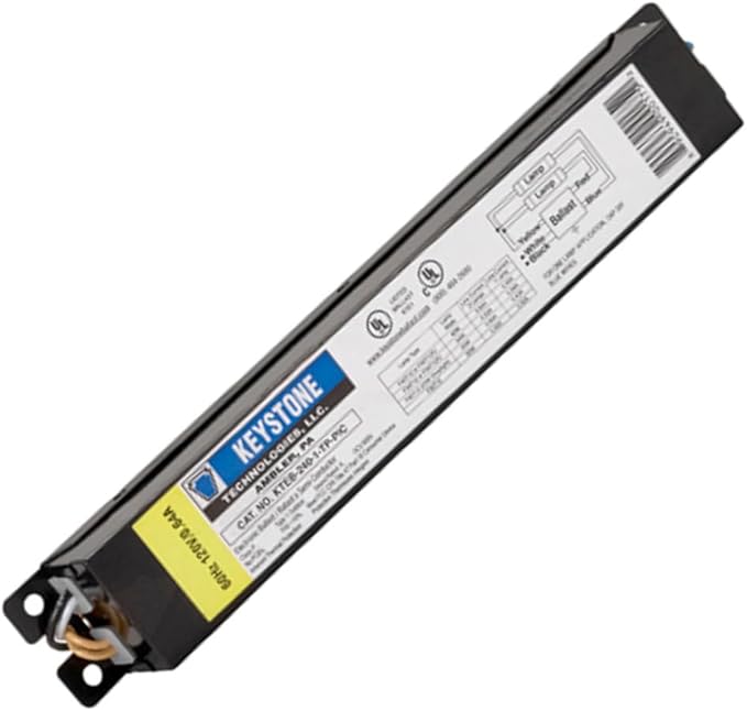 Technical Precision Replacement for Universal B240r120hp Ballast 1 to 2 Lamp F40T1/ES, F30T12/ES, F40T10 - Rapid Start Ballast - 1 Pack