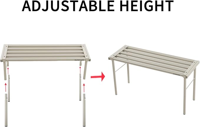 Metal Plant Stand, Rust-proof Aluminum Flower Pot Stand, Plants Display Stands Decoration Racks for Living Room Balconies and Gardens (60 White)