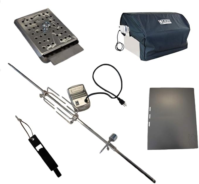 Lion Premium Grills 32-Inch Liquid Propane Grill L75000 with Exclusive Best of Backyard Gourmet Package