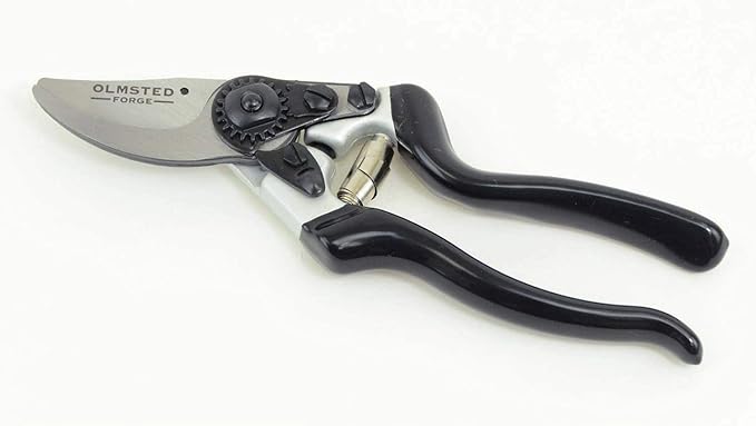 Olmsted Forge Hand Bypass Pruner with High Carbon Steel Blade