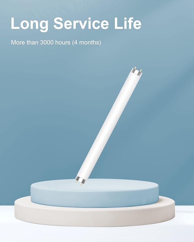 Shootingstar Bug Zapper Replacement Light Bulb 10W for 20W Indoor Bug Zapper, BL T8 F10W Light Tube Compatible with Aspectek, Liba and Other 20W Mosquito Zapper Lamp, 4 Pack