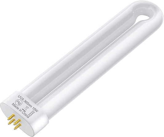 Replacement Bulb for X3,T6, T8, T9 K15 Bug Zapper Outdoor,15W,4-Pin Single U-Shaped Twin Tube Bulb