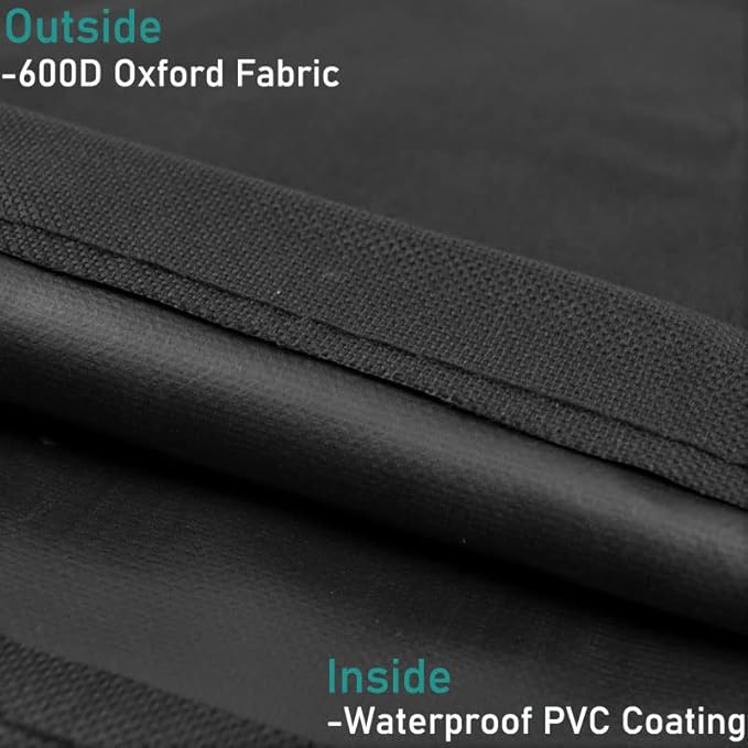 ZJYWSCH Snow Blower Cover 600D Heavy Duty Snow Thrower Cover Outdoor Waterproof Universal Size 47" L x 32" W x 40" H Two Stage Snow Blower Thrower Cover