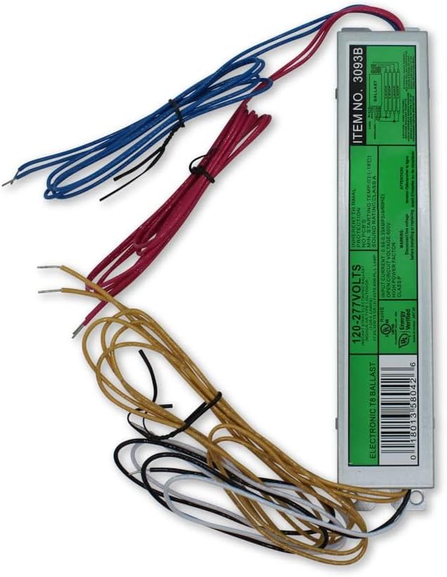 Technical Precision Replacement for Keystone Technologies Ballast KTEB-432RIS-1-TP Operates on F17T8, F25T8, F32T8, F32T8ES, F40T8 - Sound Rated A - 1 Pack