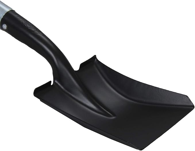 Ashman Medium Square Shovel - 1 Pack, 27 Inch Length, D-Cup Handle, Sturdy, Comfortable, Durable Handle, Built to Last