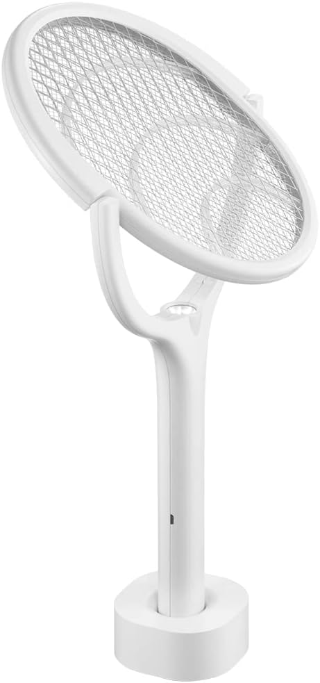 2-Pack Anne Diary Electric Bug Zapper Racket Mosquito Fly Gnat Wasp Killer USB Type-C Rechargeable Swatter Indoor Rotating Head