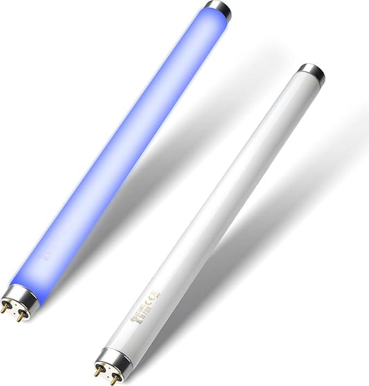 LiBa Bug Zapper Replacement Bulb Light Tube 10W for 20W Electronic Bug Zapper, T8 UV Lamp Bulbs for Indoor Outdoor Mosquito Zapper Lamp (2 Pack), Fit LiBa Bug Zapper Indoor