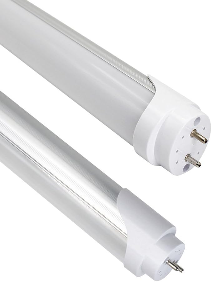LightingWill LED T8 Light Tube 3FT, Warm White 3000K-3500K, Dual-End Powered Ballast Bypass, 2000 Lumens 15W (32W Fluorescent Equivalent), Frosted Cover, AC85-265V Lighting Tube Fixtures, 4 Pack