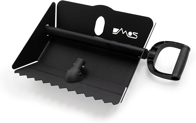 DMOS Stealth Shovel - Lightweight, Heavy-Duty Aluminum Sand & Snow Shovel with Extendable & Collapsible Handle for Camping, Overlanding, Survival, & Off-Road Use - Black/Black - X-Large