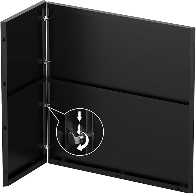 Galvanized Steel Tall Planter – 24x12x24in with Removable Insert Shelf | All-Weather Rectangular Metal Planter Box for Porch, Garden, Patio | Indoor & Outdoor Use | Black