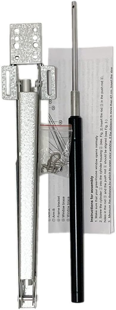 Automatic Greenhouse Window Opener Solar Heat Sensitive Auto Hothouse Vent Openers Roof Opening Tools for Sunlight Room Greenhouse Accessories -15.4 Lbs Lift Capacity