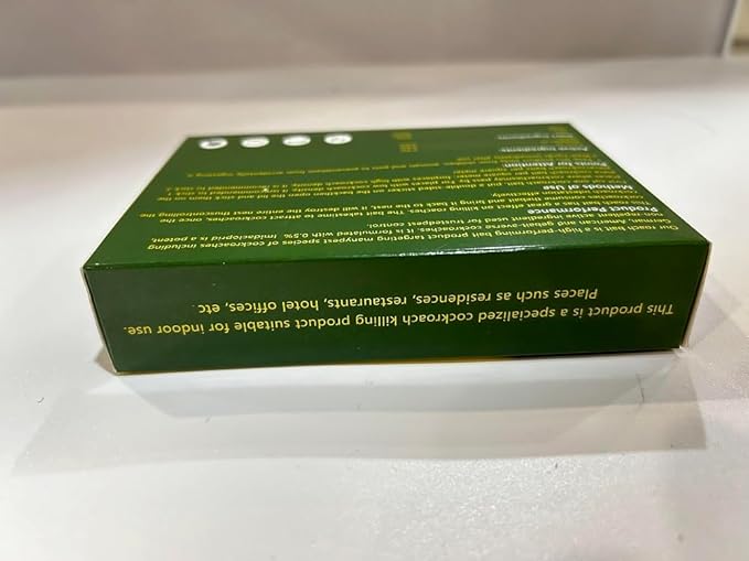 Roach Bait - Cockroach Killer Indoor Infestation, Roach Traps Cockroach Bait Gel, Get Rid of Roaches Permanently Indoor Home & Outdoor Infestation, Cockroaches Repellent Killer (12)