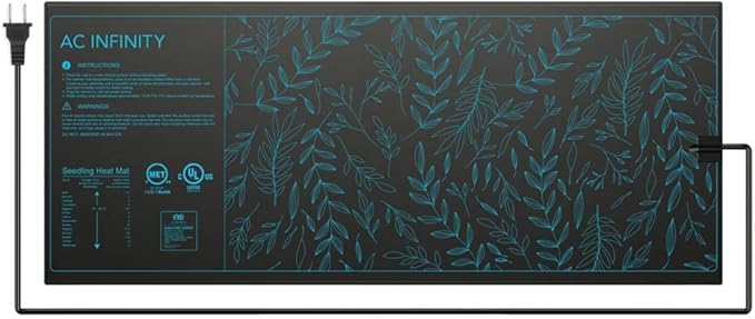 AC Infinity SUNCORE A7, Waterproof Seedling Heat Mat 48" x 20.75" MET & UL-Certified Heating Pad for Indoor Gardening, Hydroponics, Germination, Cloning
