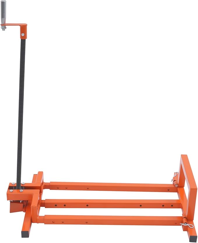 Lawn Mower Lift, 880Lbs Lawn Mower Lift Carbon Steel Lift Jack Freestanding Lawnmower Lift Tool Adjustable Lawnmower Lifts w/o Wheel for Garden Tractors All-Terrain Maintenance and Repair