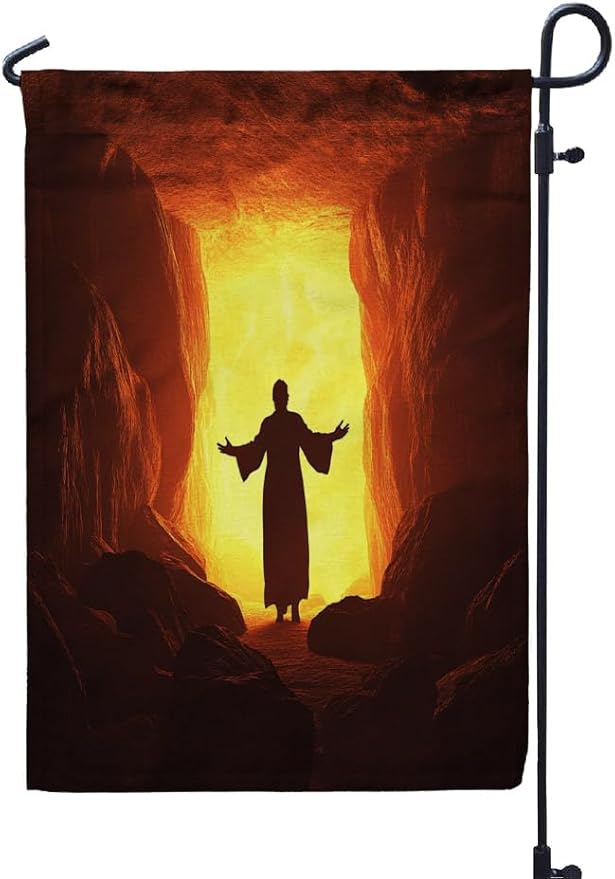 BirthJesus Outdoor Garden Flag 12X18 Inches Double Sided Seasonal Garden Flag