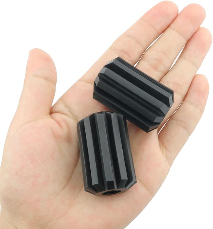 4PCS Roof Snow Rake Replacement Wheels for Shingle Saver Roof Rakes Snow Rake Wheel Replacement Wheels Snow Rakes Accessory, Black