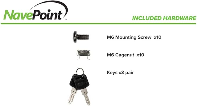 NavePoint 12U Server Rack Enclosure with Glass Door, Cooling Fan, Locks, & Removable Side Panels - 12U Wall Mount Network Cabinet 19 Inch Rack 17.7" Deep (450mm)