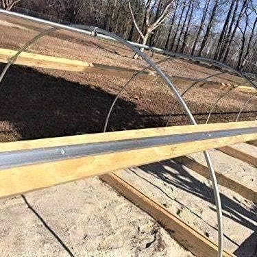 Bootstrap Farmer Lock Channel for Greenhouse Spring Wire U-Channel, 20 Pack, for Plastic Poly Film and Shade Cloth Attachment
