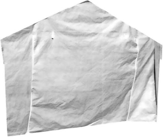 10X20 Canopy Tarp Carport (Front Panel White)