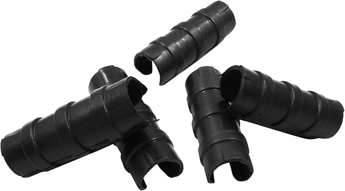 40 Pcs Greenhouse Tube Clips, 25mm/1" Greenhouse Clamps Clips for Greenhouse Film, Sunshade Nets, Frame Shelters, Row Covers, Gardening, Black