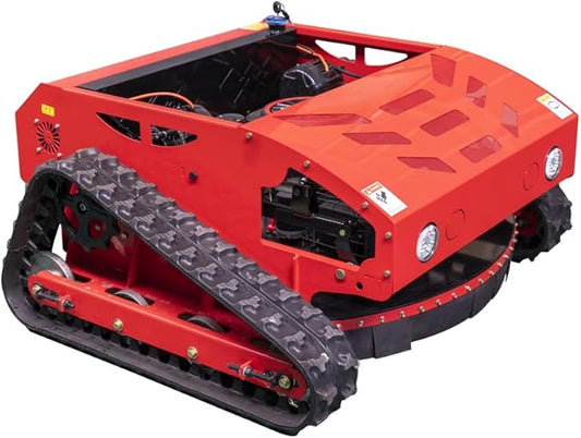 Remote Control Lawn Mower 16HP 50° Climbing Adjustable Mowing Height Track Drive All Terrain Grass Cutter Yard Mower (HW 452 80L)