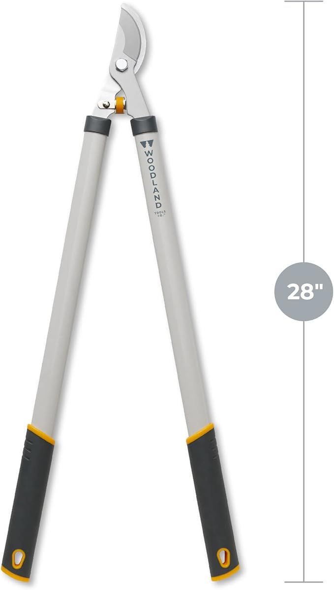 Woodland Tools Regular Duty Lopper – 28 Inch Manual Branch Cutter with Bypass Blade and Non Slip Grip – Lightweight Tree Trimmer for Gardening, Shrubs, and Small Branches