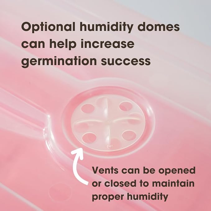 Bootstrap Farmer Ultimate Seed Starter Kit in Black with Humidity Domes for Indoor Seed Starting, Propagating, Germinating