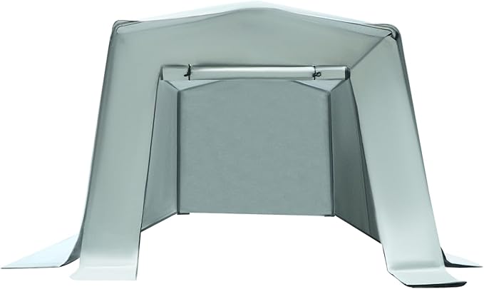 6x10x6 FT Outdoor Storage Shelter Carport, Portable Storage Tent with Roll-up Door, Waterproof Outdoor Carport for Bike, Lawn Mower, ATV Storage