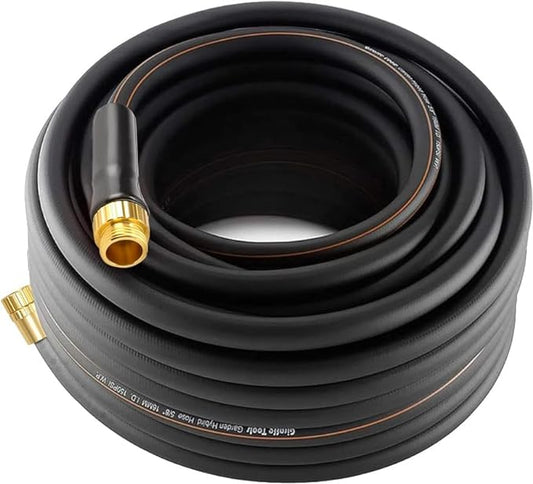 Giraffe Tools Garden Hose 100ft x 5/8", Water Hose Heavy Duty, Lightweight, Flexible Hybrid Hose with Swivel Handle, Male to Female Fittings