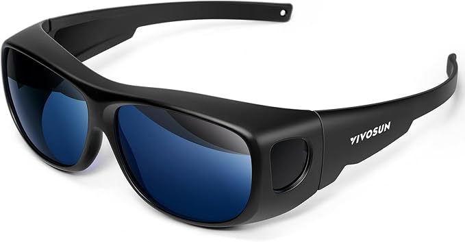 VIVOSUN Grow Room Glasses, Indoor Hydroponics LED Grow Light Glasses, Anti-UV Glasses for Visual Eye Protection, 1pcs