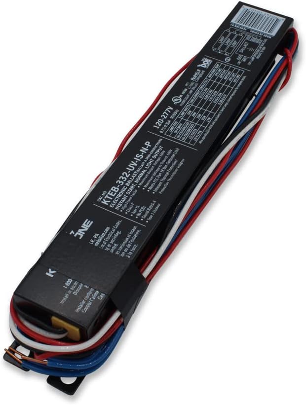 Technical Precision Replacement for Osram Sylvania Qhe 3x32t8/unv Psn-sc Ballast 120V-277V Ballast - Electrical Ballast Replacement for T8 Bulbs - Operates 2 to3 Lamps - 1 Pack