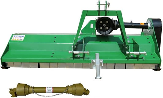 61" Tractor Heavy Duty Flail Mower 3 Point Mowing Attachment Farm Equipment