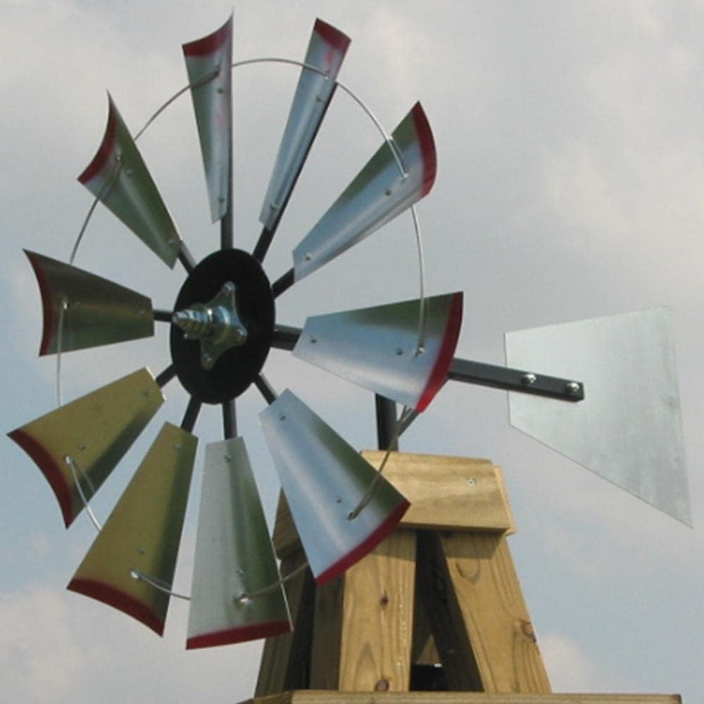 Scott Windmills 30-inch Windmill Head w/Plain Tail & Instructions to Build an 8-Foot Tall Windmill