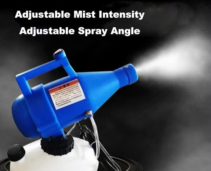 1.2 Gallon ULV Sprayer, Electric Mister, Environmental Atomizer Home Spray Indoor Outdoor Mist Maker for Office Restaurant Hotel Church School Theater Workshop Garden Yard (1pc)