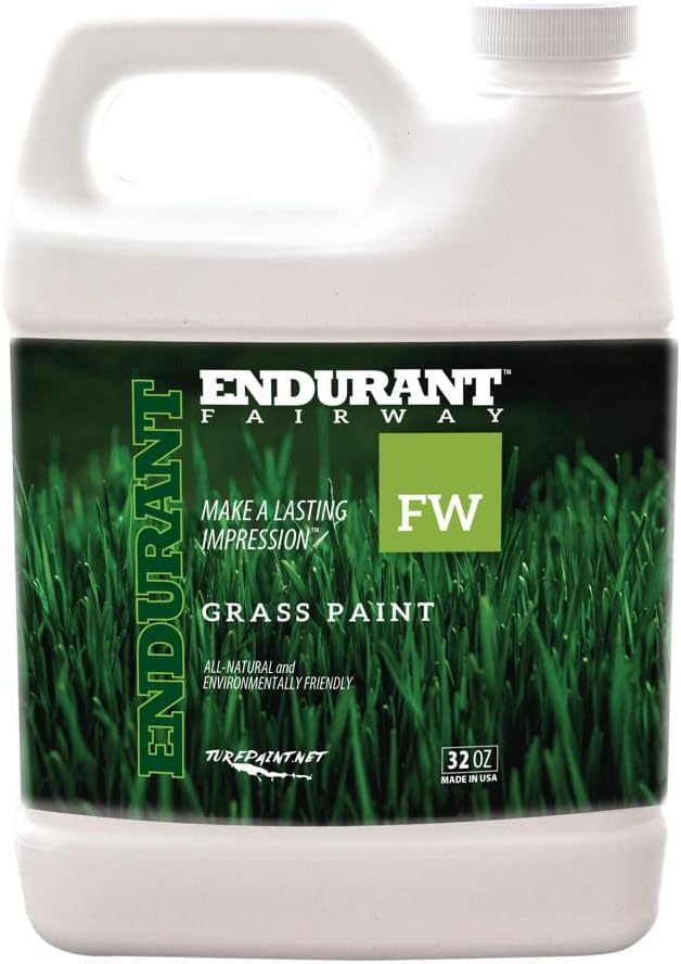 Endurant Turf Colorants - Fairway Spray On Green Grass Paint for Lawns - Revives Dry, Patchy Yards - Dark Grass Hue - Easy to Use, Concentrated Turf Grass Dye - Covers Approx 1,000 Sq Ft - 32Oz