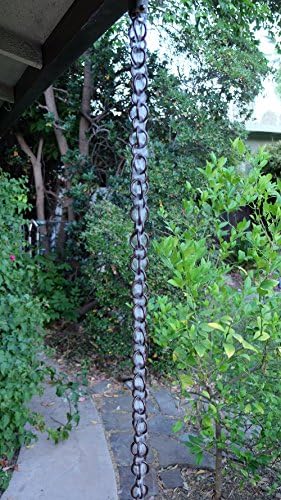 Nutshell Stores Double Loops Rain Chain - Bronze - 9 Feet