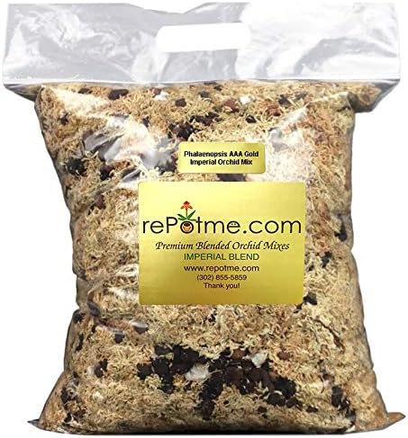 rePotme Orchid Mix AAA Gold Imperial Phalaenopsis Orchid Mix (Standard Bag, 1 Quart)