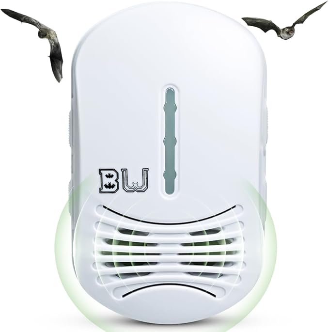 BEU-W Bat Expulsion Unit – Equipped with Dynamic Repellent Technology Perfect for Superior Bat Control (Stealth White Edition)