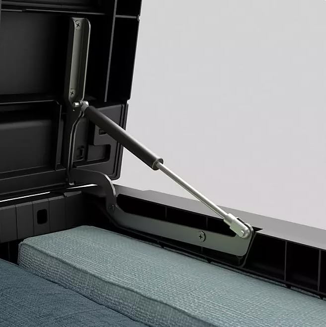 230-Gallon XXL Weather Resistant Resin Deck Storage Container Box, Outdoor Patio Garden Furniture (Graphite)