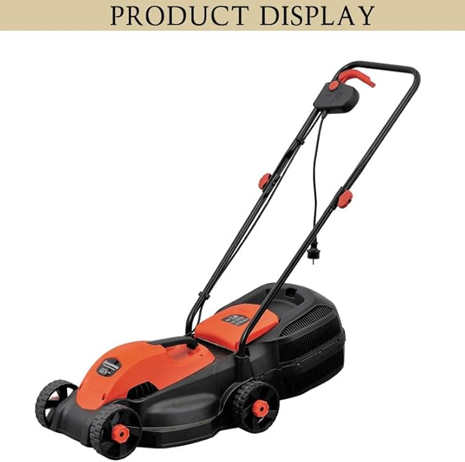 110V 1200W Electric Lawn Mower Hand Push Gardening Grass Trimmer Weeding Machine