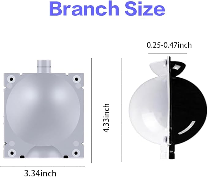 10 Packs Medium Size Plant Rooting Grow Propagation Ball, Reusable Half Transparent Air Layering Pods for Fast Propagation Plants