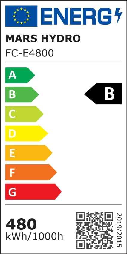 MARS HYDRO 2025 New Version FC-E4800 Foldable LED Grow Light 4x4ft Full Spectrum Grow Light Bar 480Watt Plant Growing Light Remote Control